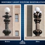 Historic Light Fixture Restoration Oklahoma Capitol