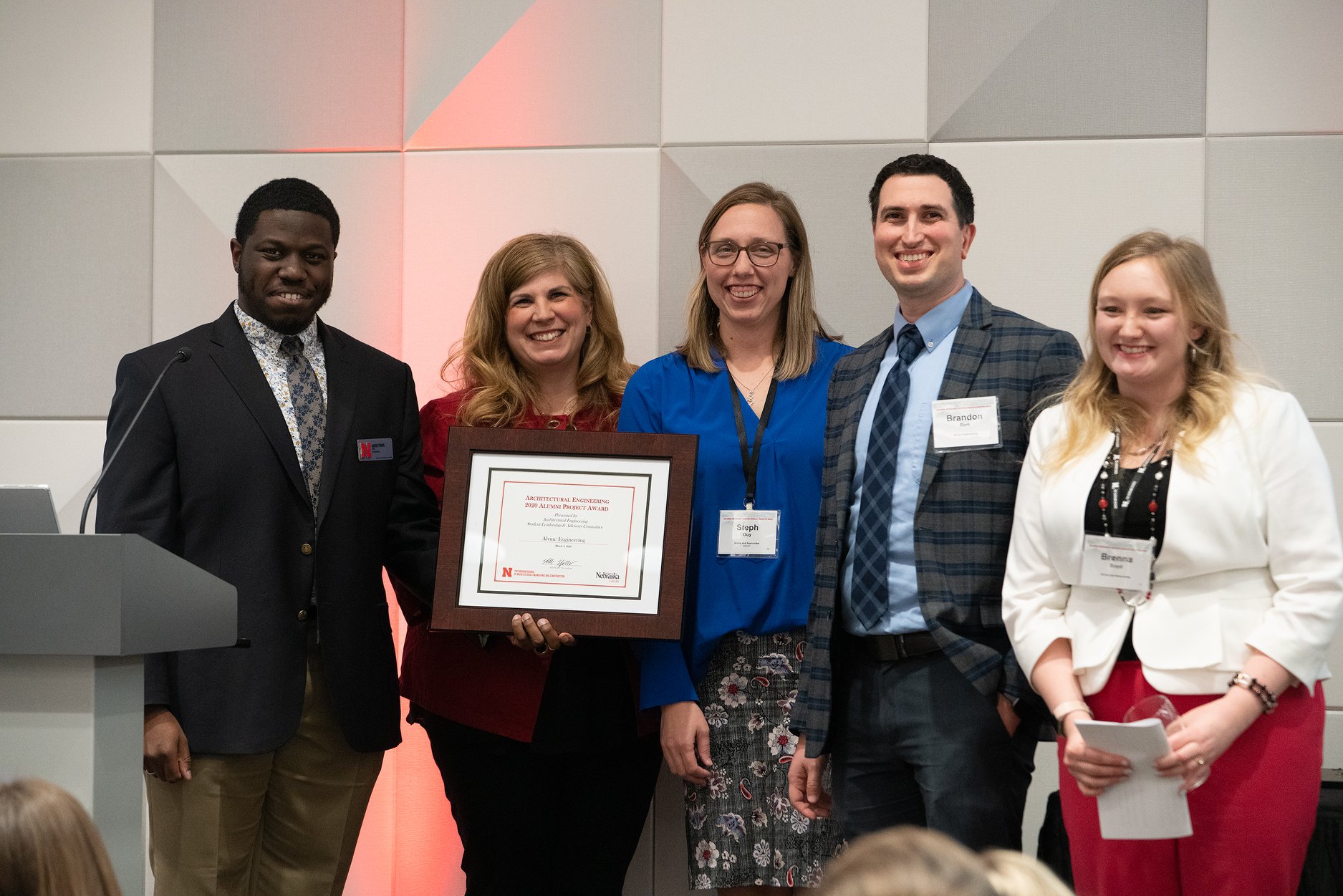 Alvine Wins Alumni Award! - Alvine