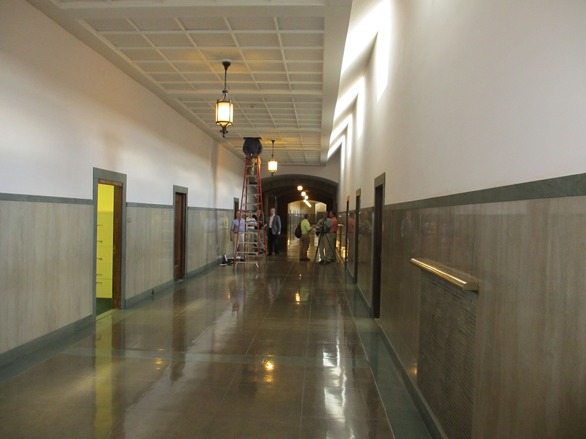 Before - Nebraska State Capitol Corridor