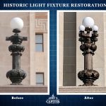 Historic Light Fixture Restoration Oklahoma Capitol