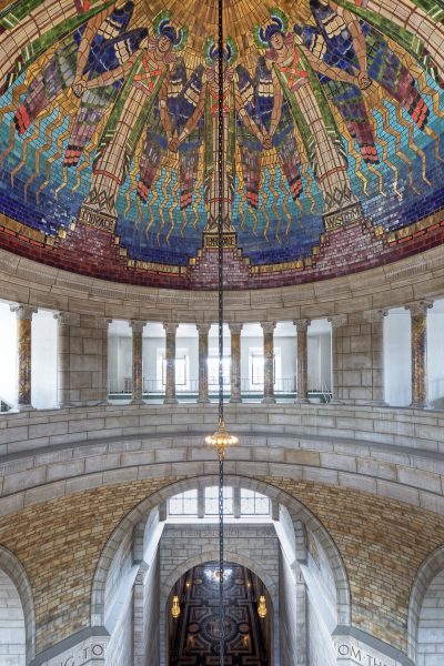 Interior view of the Nebraska State Capitol rotunda
