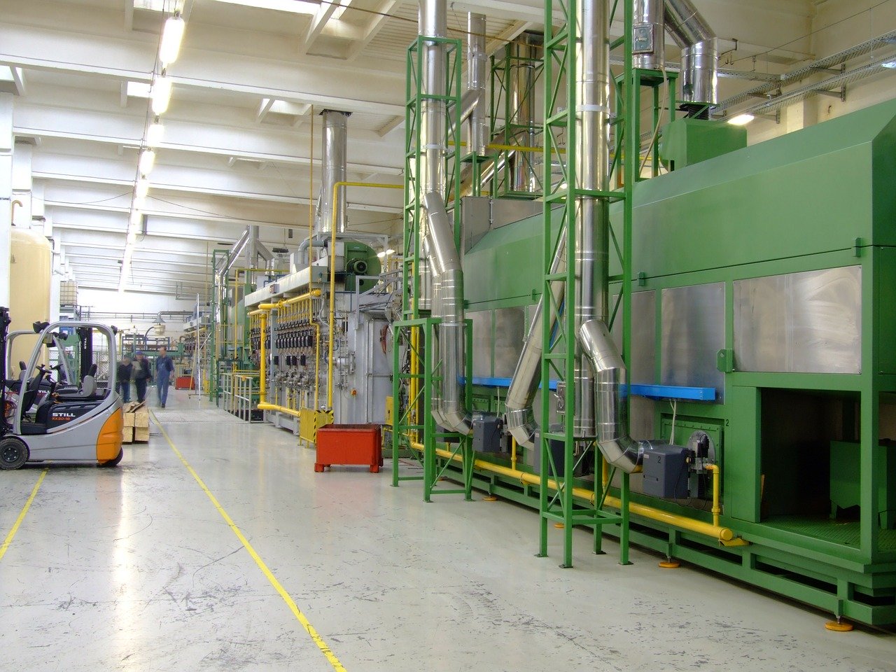 Interior of a Manufacturing Facility