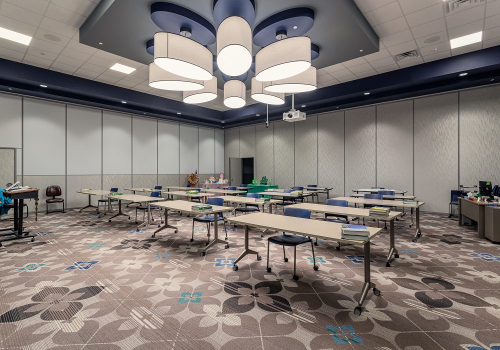 Interior image of the Canadian Valley Technology Center's Cowan Campus building's training room